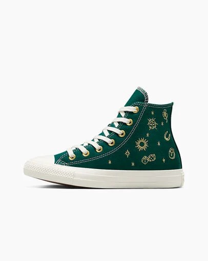 Gold Converse Chuck Taylor All Star Luck Charms Women Sneakers Canada | C-71269549