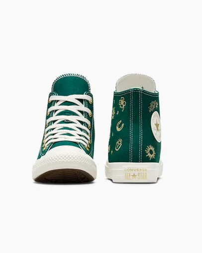 Gold Converse Chuck Taylor All Star Luck Charms Women Sneakers Canada | C-71269549