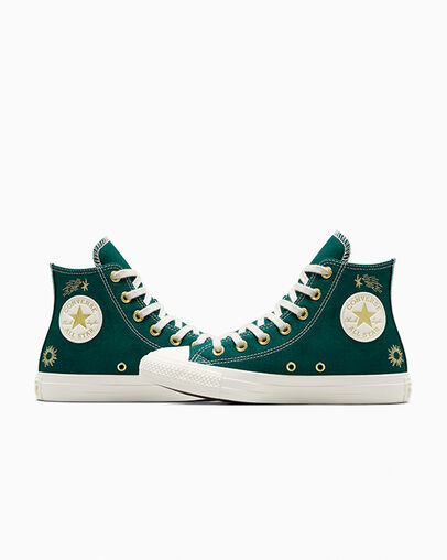 Gold Converse Chuck Taylor All Star Luck Charms Women Sneakers Canada | C-57261949