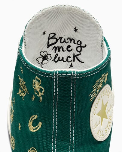 Gold Converse Chuck Taylor All Star Luck Charms Women Sneakers Canada | C-57261949