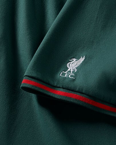 Green Converse Converse x Liverpool FC Marquis Polo Men Polo Shirts Canada | C-83791659