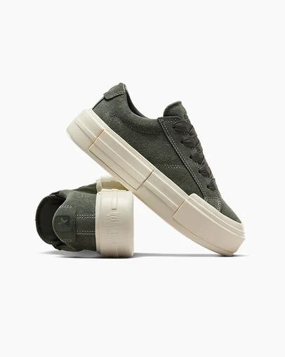 Green Converse Cruise Suede Women Sneakers Canada | C-14278369