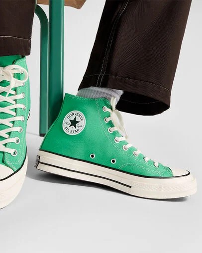 Green / Black Converse Chuck 70 Women Canvas Shoes Canada | C-81329079