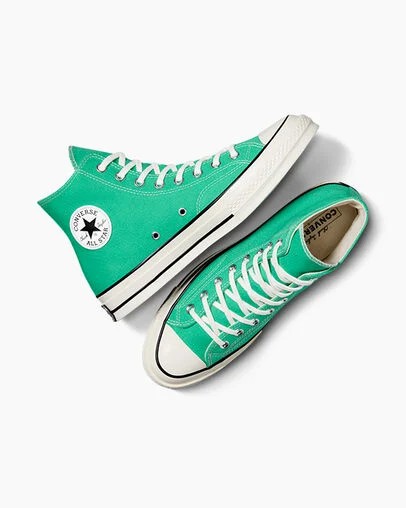 Green / Black Converse Chuck 70 Women Canvas Shoes Canada | C-81329079