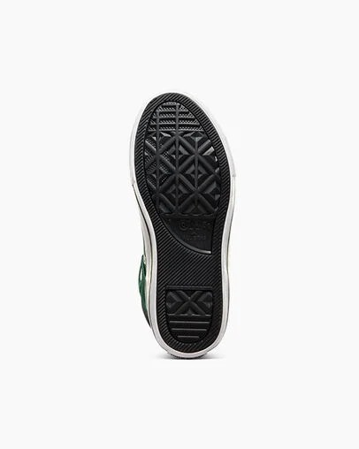 Green / Black / White Converse Chuck Taylor All Star Axel Sporty Easy-On Kids' Boots Canada | C-49603759
