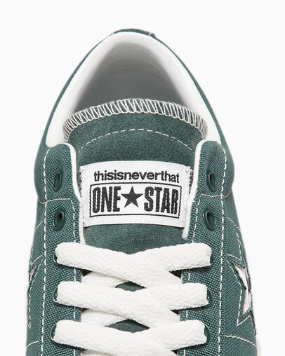 Green / Black / White Converse Converse x thisisneverthat One Star Pro Women Skate Shoes Canada | C-24837569