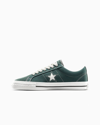 Green / Black / White Converse Converse x thisisneverthat One Star Pro Women Skate Shoes Canada | C-24837569