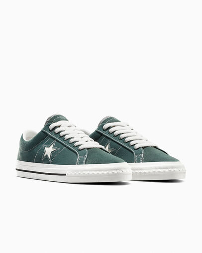 Green / Black / White Converse Converse x thisisneverthat One Star Pro Women Skate Shoes Canada | C-24837569
