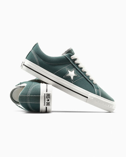 Green / Black / White Converse Converse x thisisneverthat One Star Pro Women Skate Shoes Canada | C-24837569