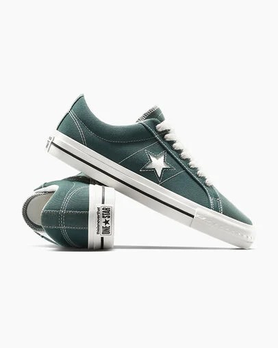 Green / Black / White Converse Converse x thisisneverthat One Star Pro Women Sneakers Canada | C-06921389