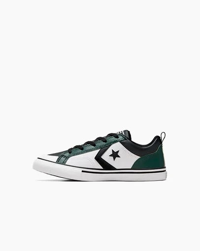Green / Black / White Converse Pro Blaze Kids' Sneakers Canada | C-91307259