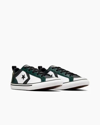 Green / Black / White Converse Pro Blaze Kids' Sneakers Canada | C-91307259