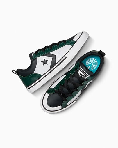 Green / Black / White Converse Pro Blaze Kids' Sneakers Canada | C-91307259