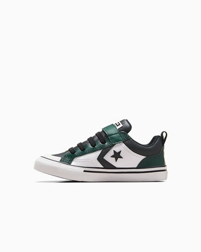 Green / Black / White Converse Pro Blaze Kids' Sneakers Canada | C-18092739
