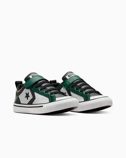 Green / Black / White Converse Pro Blaze Kids' Sneakers Canada | C-18092739