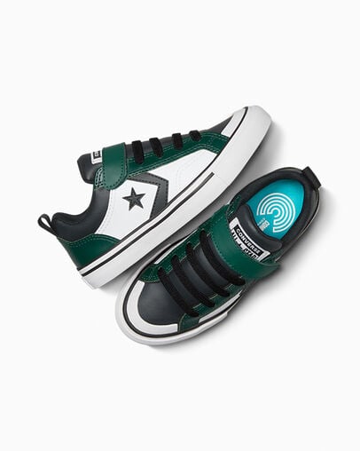Green / Black / White Converse Pro Blaze Kids' Sneakers Canada | C-18092739