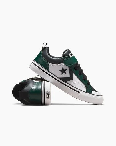 Green / Black / White Converse Pro Blaze Kids' Sneakers Canada | C-18092739