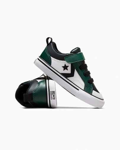 Green / Black / White Converse Pro Blaze Kids' Sneakers Canada | C-58492019