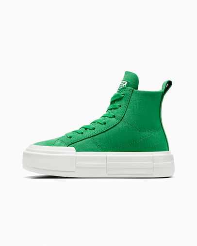 Green / Green / White Converse Cruise Women Canvas Shoes Canada | C-76814909