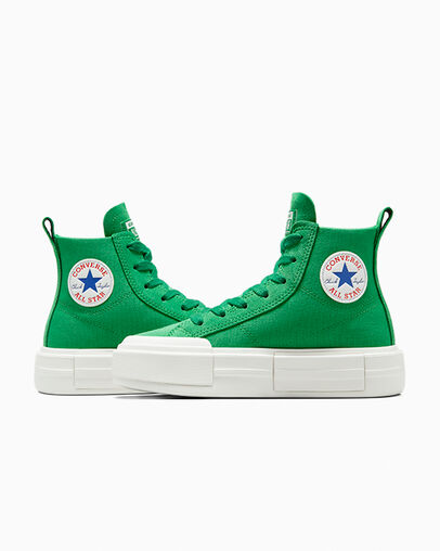 Green / Green / White Converse Cruise Women Canvas Shoes Canada | C-76814909