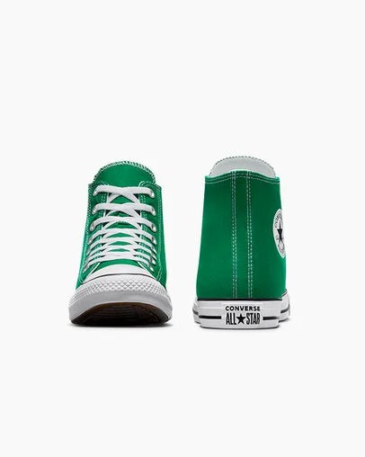 Green / White Converse Chuck Taylor All Star Men Canvas Shoes Canada | C-97046829