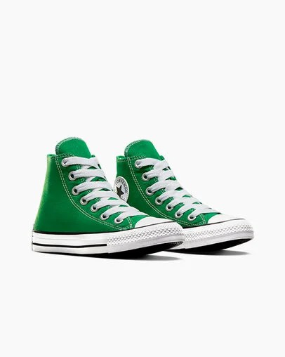 Green / White / Black Converse Chuck Taylor All Star Sketch Kids' Sneakers Canada | C-07621959