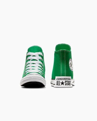 Green / White / Black Converse Chuck Taylor All Star Sketch Kids' Sneakers Canada | C-07621959