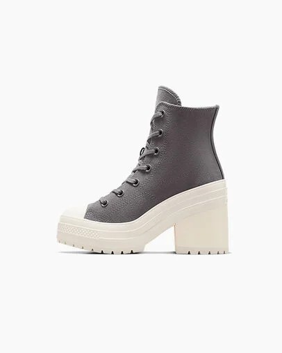 Grey Converse Chuck 70 De Luxe Heel Women Platform Shoes Canada | C-69572419