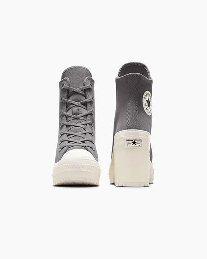 Grey Converse Chuck 70 De Luxe Heel Women Platform Shoes Canada | C-69572419