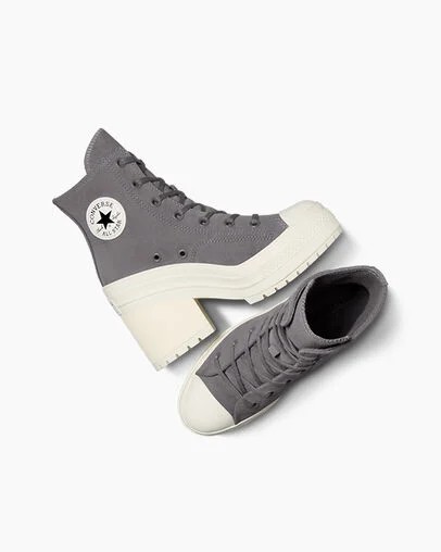 Grey Converse Chuck 70 De Luxe Heel Women Platform Shoes Canada | C-04927169