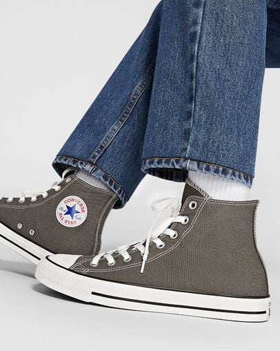 Grey Converse Chuck Taylor All Star Men Canvas Shoes Canada | C-96175429