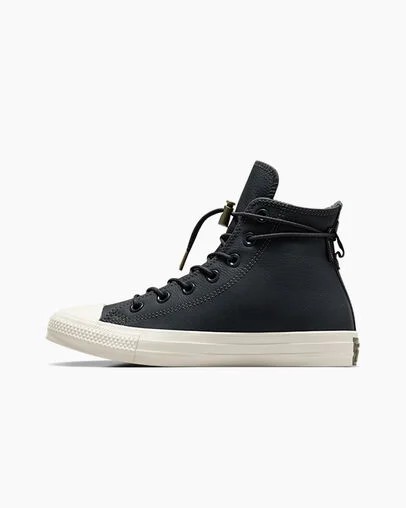 Grey Converse Chuck Taylor All Star Weatherized Leather Men Sneakers Canada | C-06972319