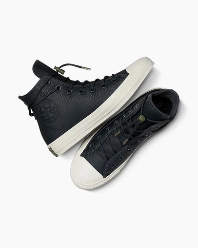 Grey Converse Chuck Taylor All Star Weatherized Leather Men Sneakers Canada | C-06972319