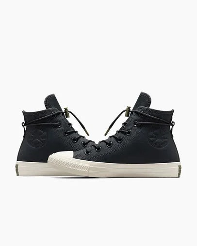 Grey Converse Chuck Taylor All Star Weatherized Leather Men Sneakers Canada | C-06972319