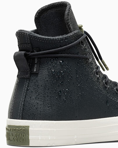 Grey Converse Chuck Taylor All Star Weatherized Leather Men Sneakers Canada | C-06972319