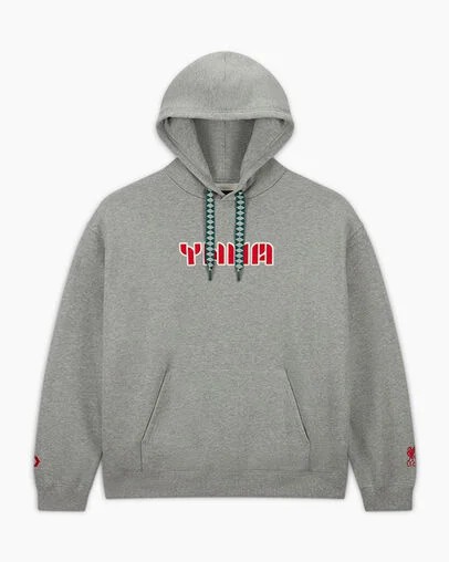 Grey Converse Converse x Liverpool FC Logo Men Hoodie Canada | C-70589329