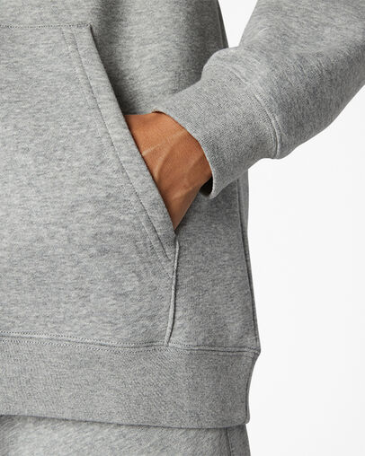 Grey Converse Go-To Embroidered Star Chevron Standard-Fit Fleece Men Hoodie Canada | C-90217549