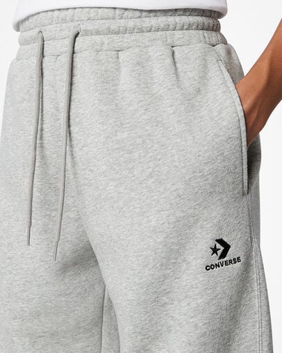 Grey Converse Go-To Embroidered Star Chevron Standard-Fit Men Sweatpants Canada | C-98361759