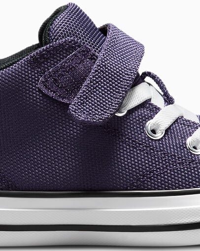 Grey Purple / White Converse Chuck Taylor All Star Malden Street Kids' Canvas Shoes Canada | C-43908679