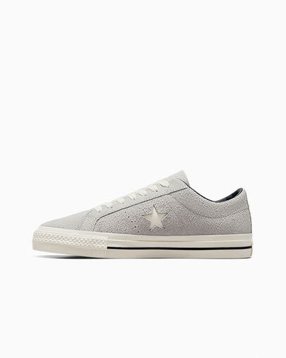 Grey / Black Converse CONS One Star Pro Suede Men Skate Shoes Canada | C-04391789