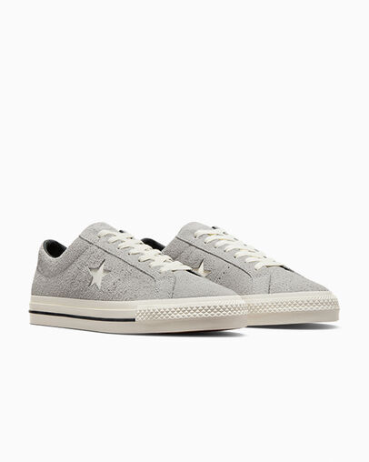Grey / Black Converse CONS One Star Pro Suede Men Skate Shoes Canada | C-04391789