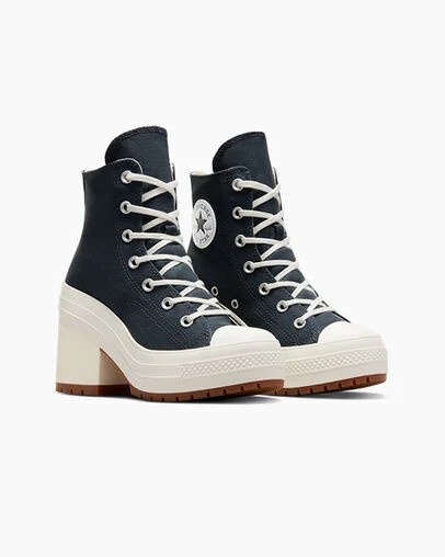 Grey / Black Converse Chuck 70 De Luxe Heel Women Sneakers Canada | C-48637299
