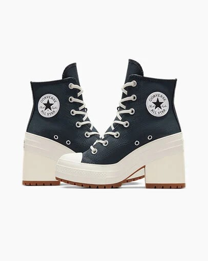 Grey / Black Converse Chuck 70 De Luxe Heel Women Sneakers Canada | C-48637299