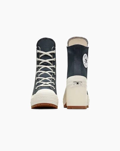 Grey / Black Converse Chuck 70 De Luxe Heel Women Sneakers Canada | C-48637299