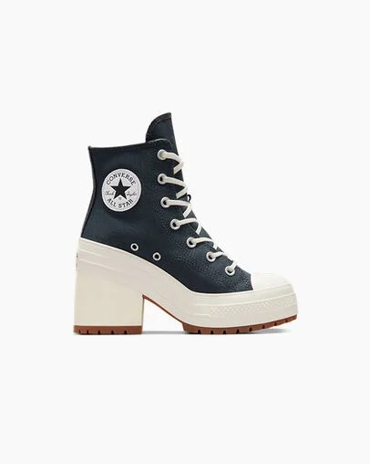 Grey / Black Converse Chuck 70 De Luxe Heel Women Sneakers Canada | C-48637299