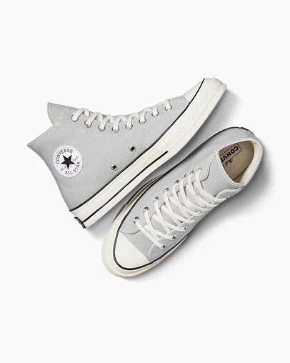 Grey / Black Converse Chuck 70 Women Canvas Shoes Canada | C-07845169