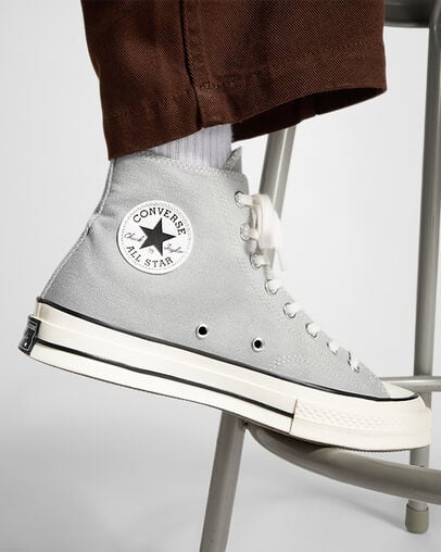 Grey / Black Converse Chuck 70 Women Canvas Shoes Canada | C-07845169