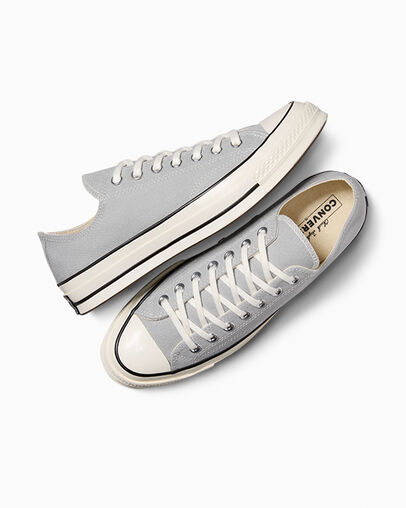 Grey / Black Converse Chuck 70 Women Canvas Shoes Canada | C-86129459