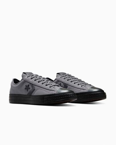 Grey / Black Converse Star Player 76 Luxe Men Tennis Shoes Canada | C-01423769