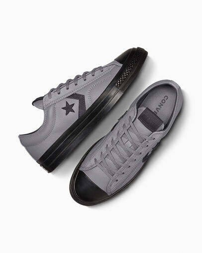 Grey / Black Converse Star Player 76 Luxe Men Tennis Shoes Canada | C-01423769